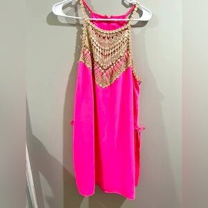 Lilly Pulitzer hot pink dress
